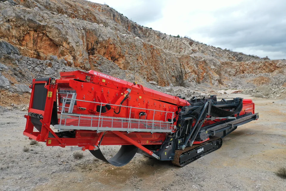 Mobilno sito Terex Finlay za razdvajanje mineralnih materijala